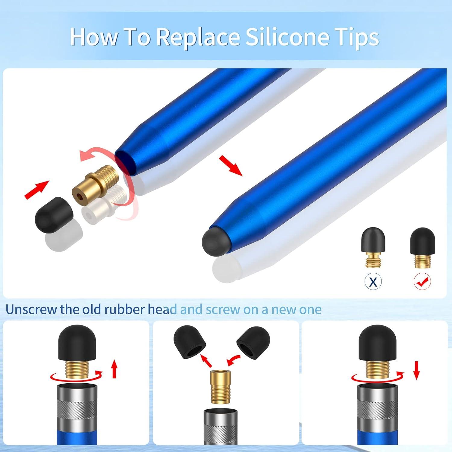 Lápices Stylus Capacitivo OOCLCURFUL 5 Pcs para Pantallas Táctiles