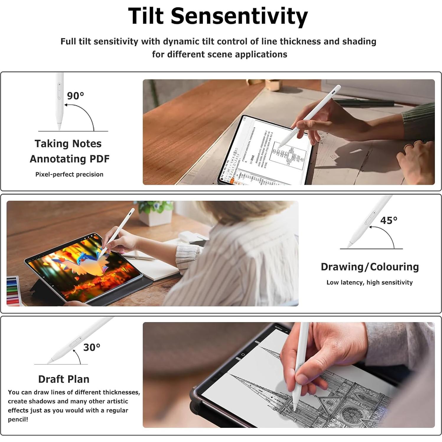 Lápiz Stylus MYSTILUCK para iPad 11ª y 10ª Gen - Carga Rápida