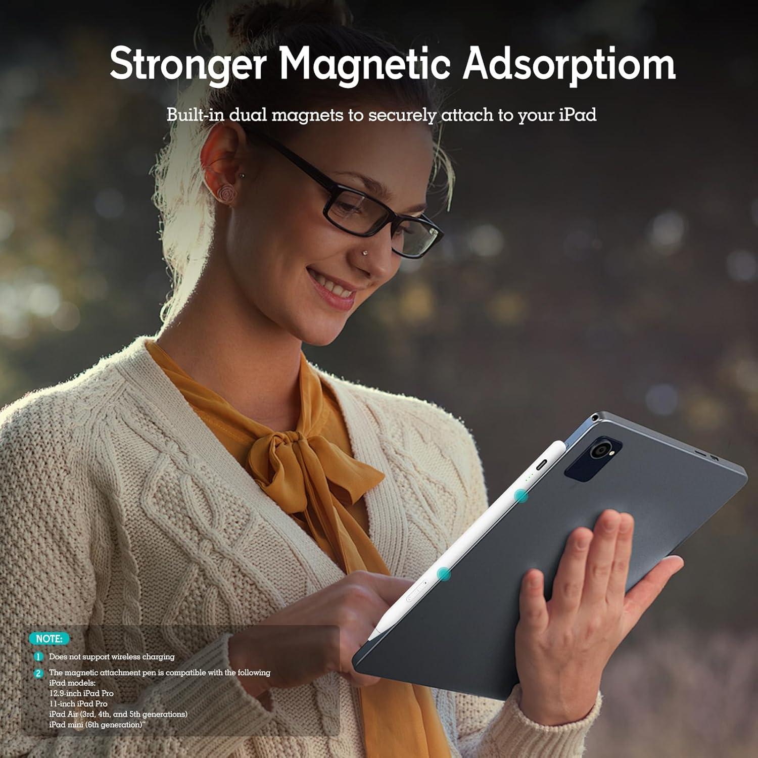 Lápiz Stylus MYSTILUCK para iPad 11ª y 10ª Gen - Carga Rápida