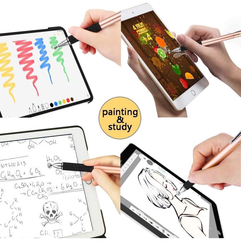 Lápiz Estilográfico Capacitivo Mixoo Oro Rosa 2 en 1 Universal