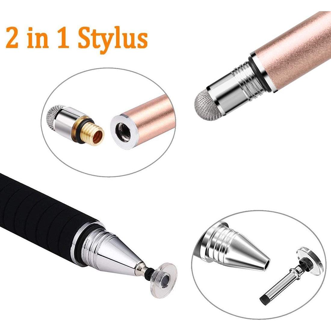 Lápiz Estilográfico Capacitivo Mixoo Oro Rosa 2 en 1 Universal