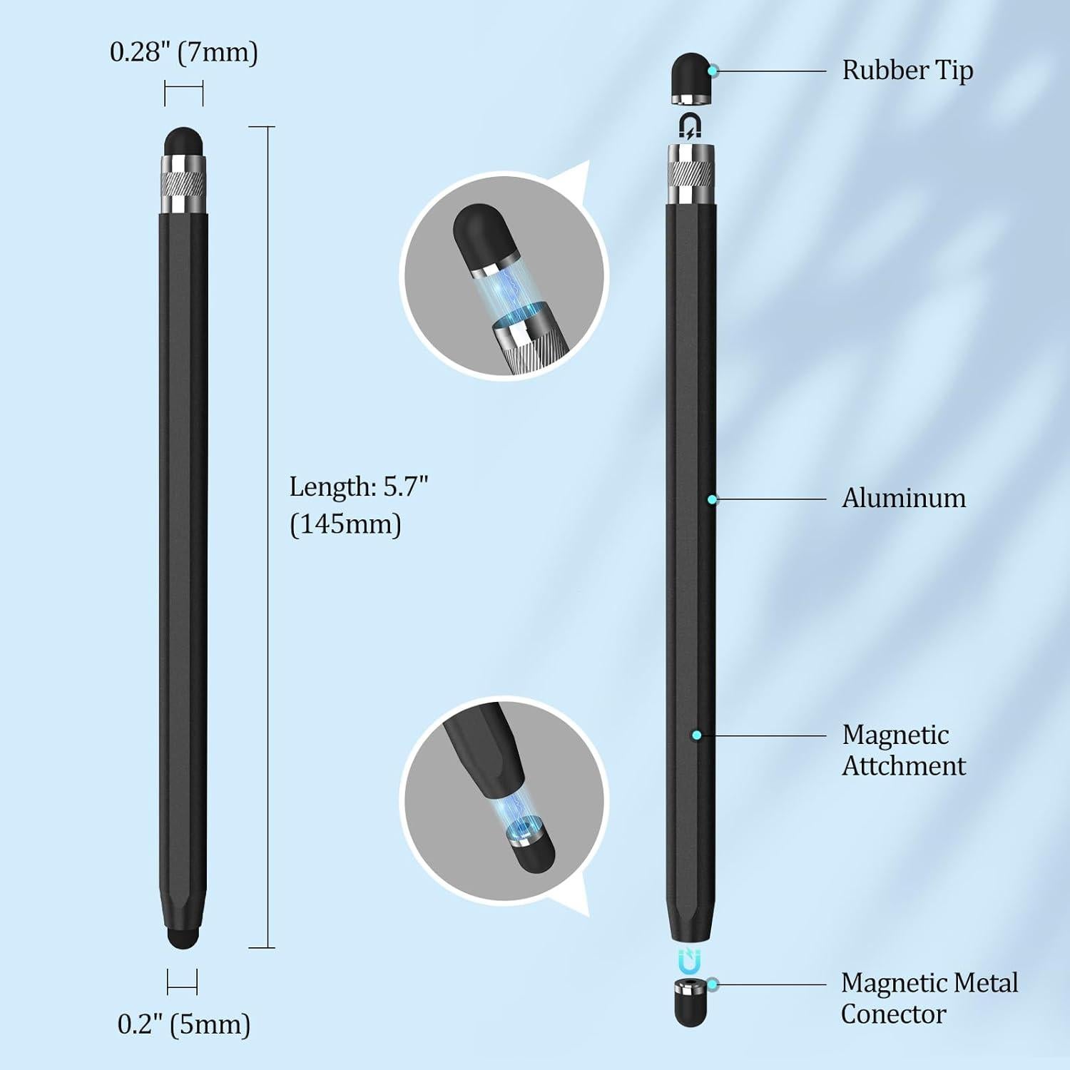 Lápiz Stylus Magnético 2 en 1 Granarbol para iPad y Tablets