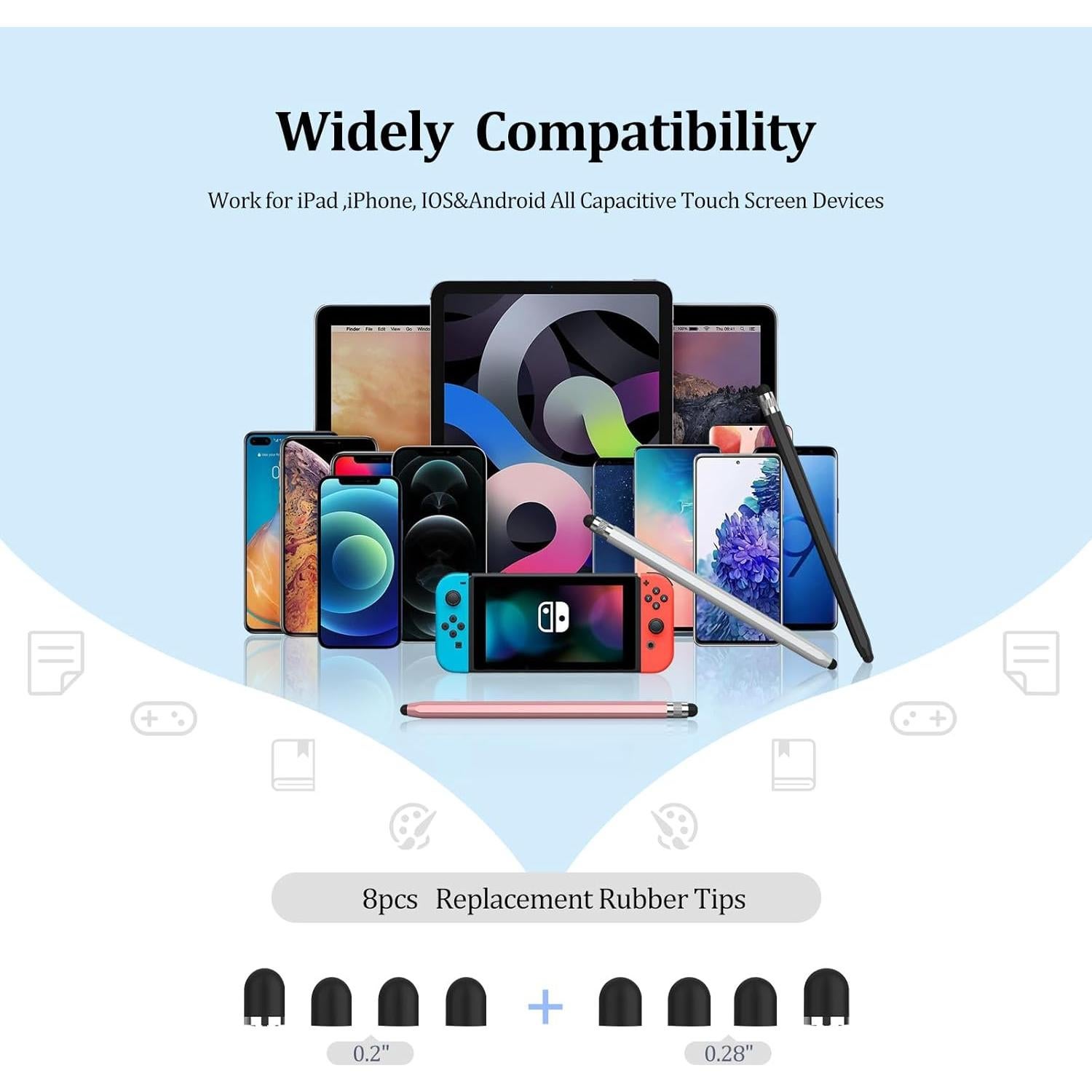 Lápiz Stylus Magnético 2 en 1 Granarbol para iPad y Tablets