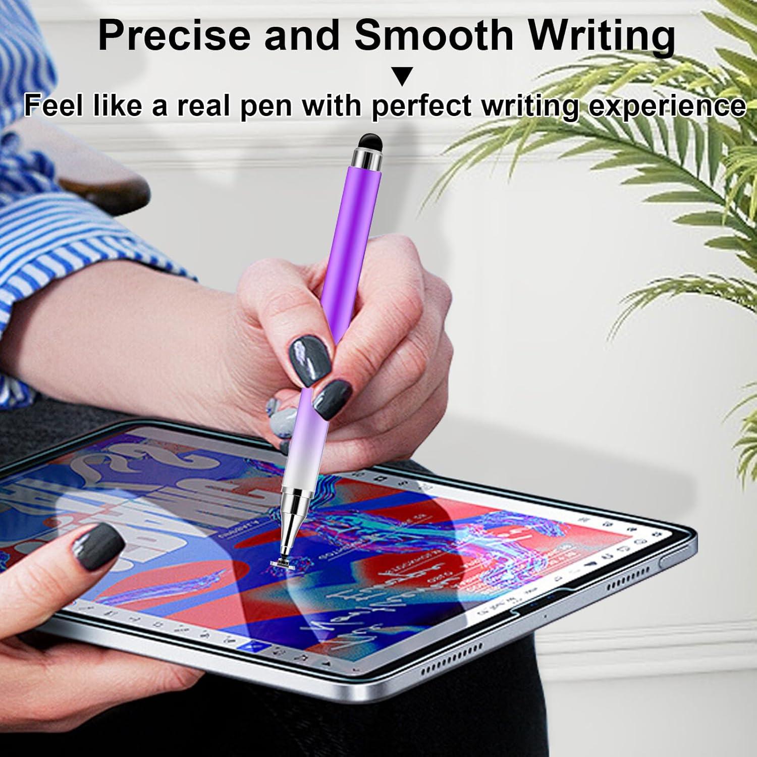 Paquete de 5 bolígrafos stylus Wrseler 3 en 1 alta precisión