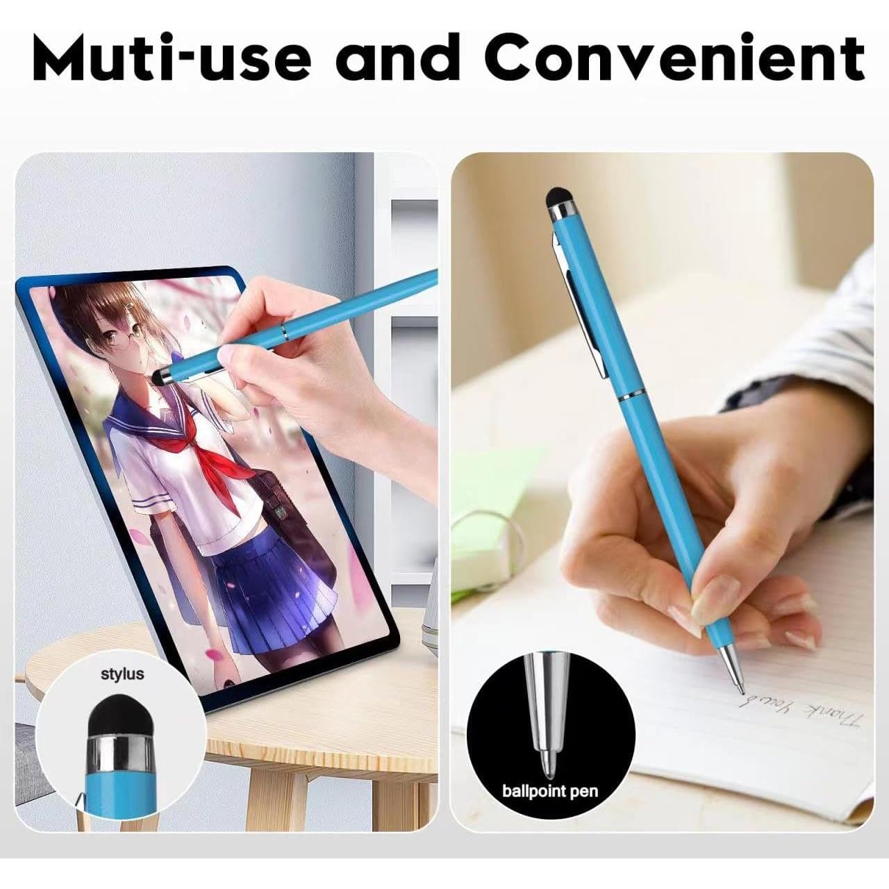 Paquete de 15 Bolígrafos Stylus 2 en 1 FIRCRE Multicolor