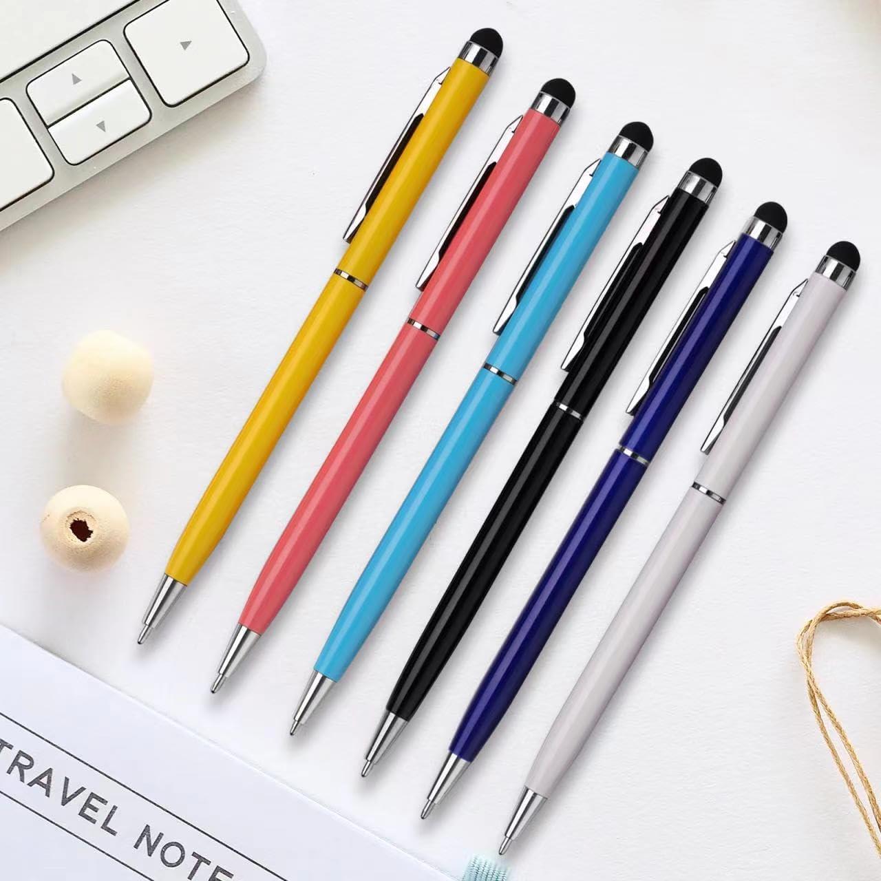 Paquete de 15 Bolígrafos Stylus 2 en 1 FIRCRE Multicolor