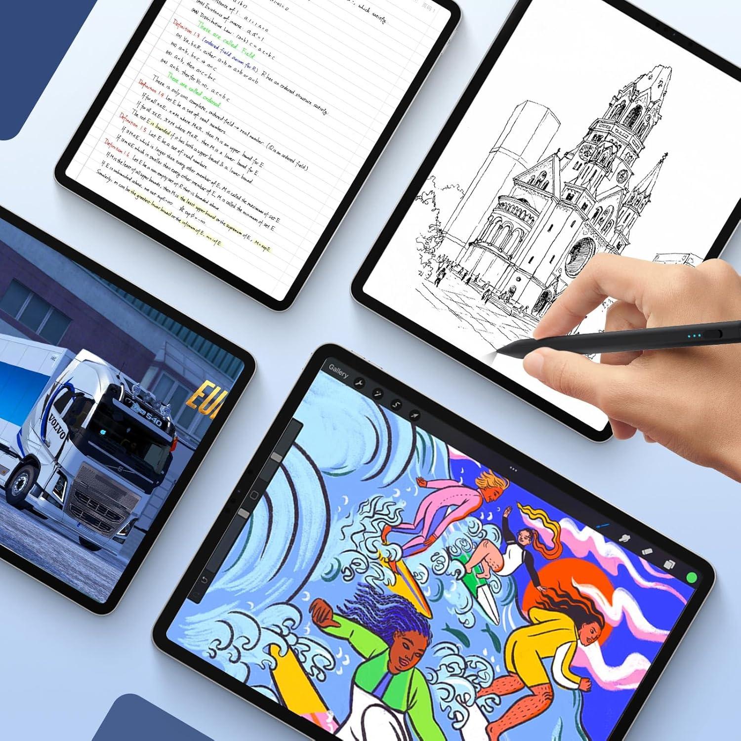 Lápiz Stylus SENMO para iPad Pro 11" y 12.9" Carga Rápida