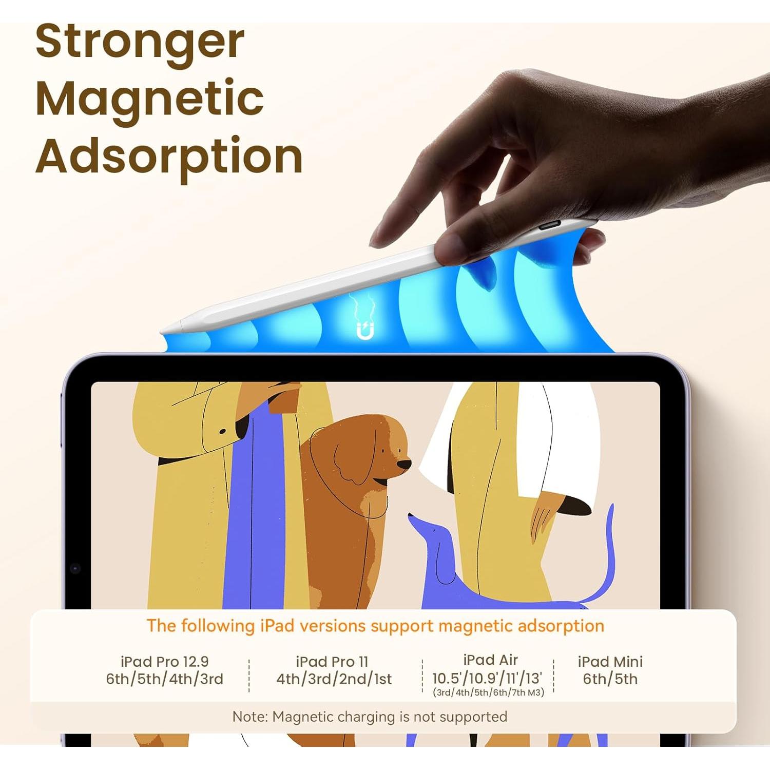 Lápiz Óptico Hastraith para iPad 2018-2025 Carga Rápida