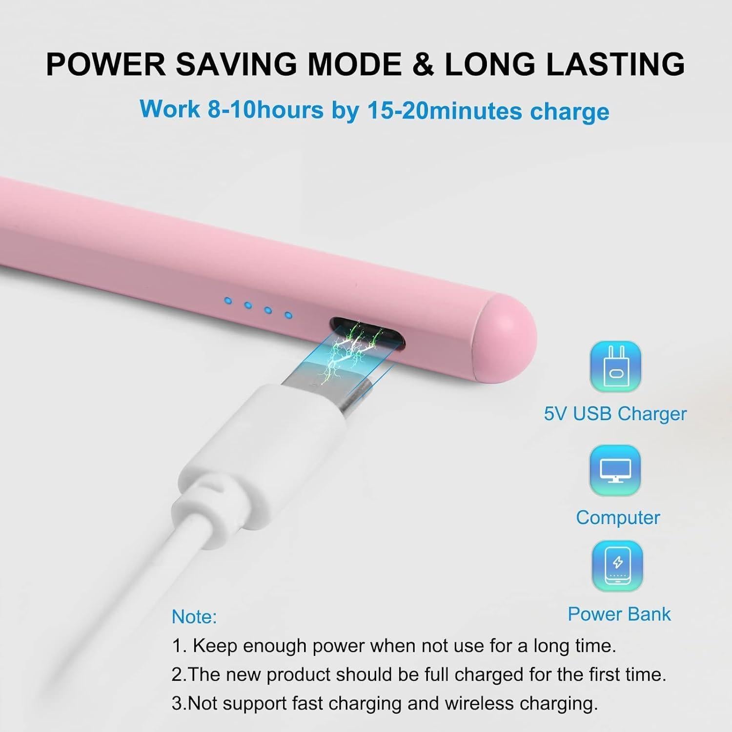 Lápiz Stylus Rgar Rosa para Samsung Galaxy Tab A9/A8/A7