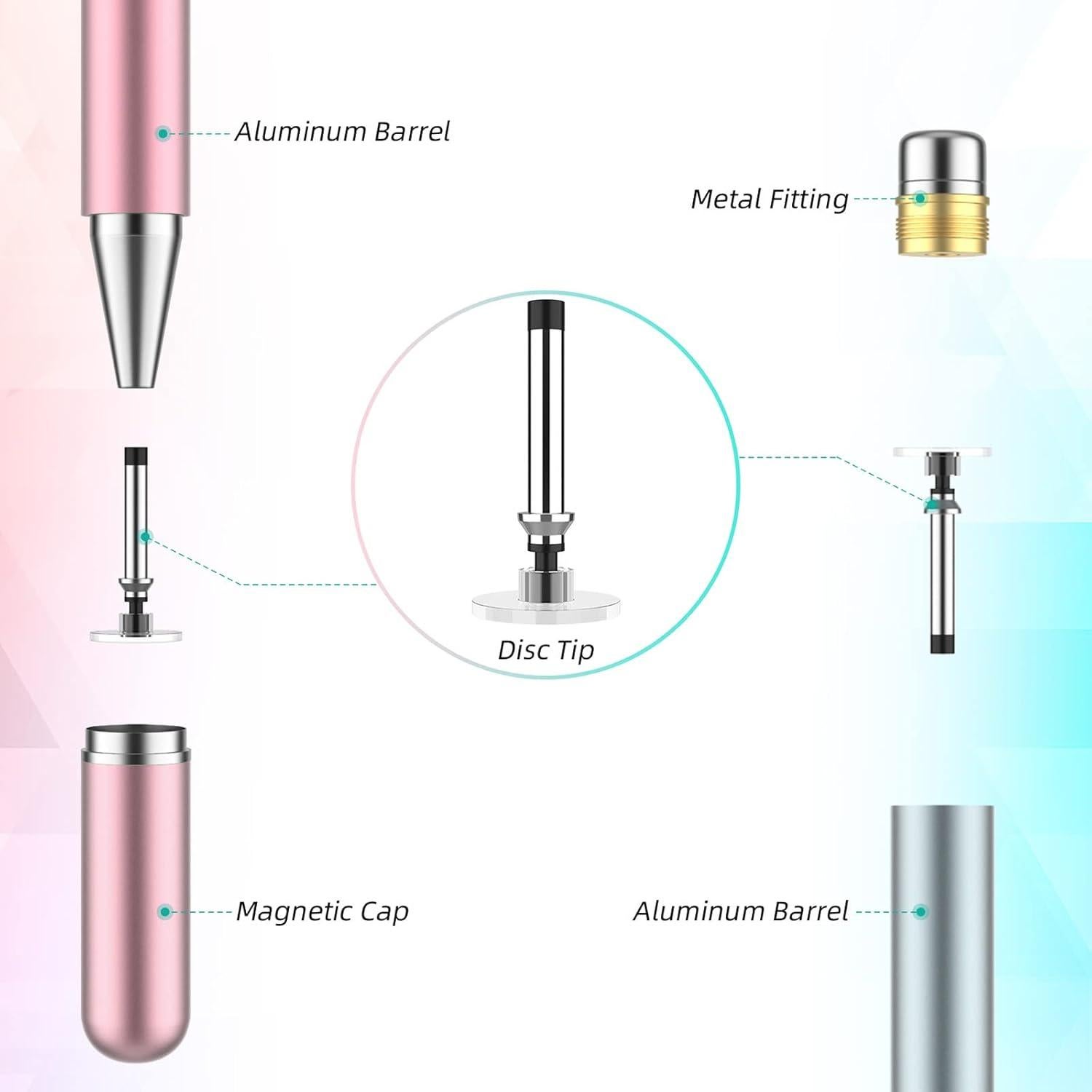 Bolígrafos Stylus Universales CFDXK para Pantallas Táctiles - 4 Colores