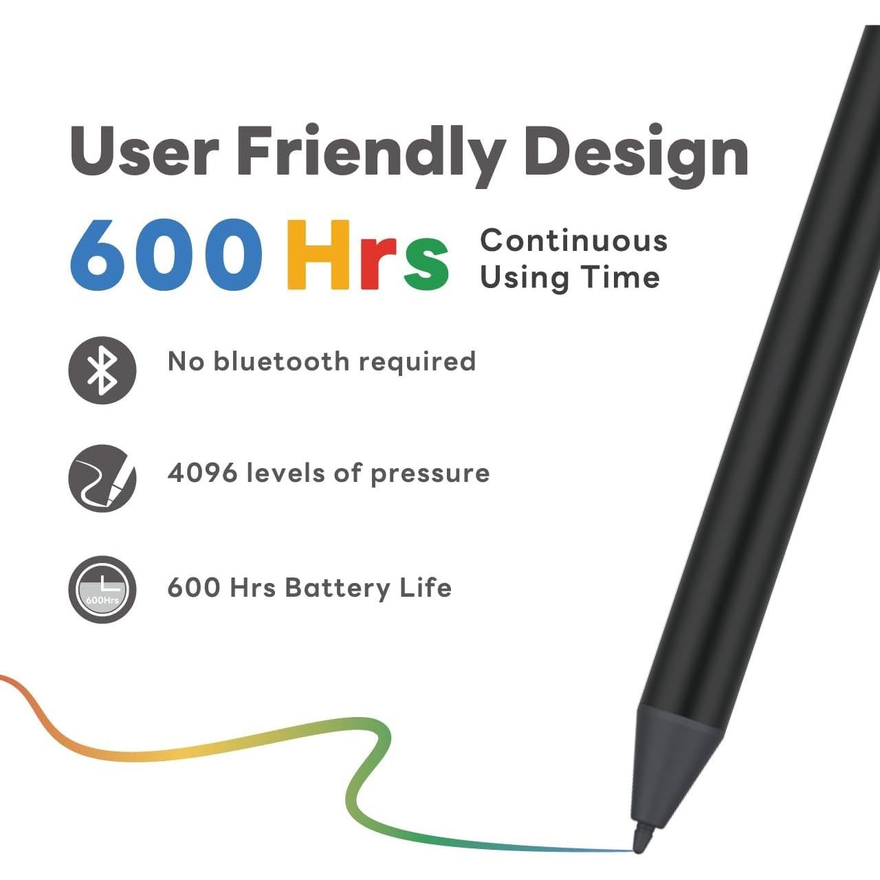 Pluma Stylus Penoval USI 2.0 Lite para Chromebook y Tablet