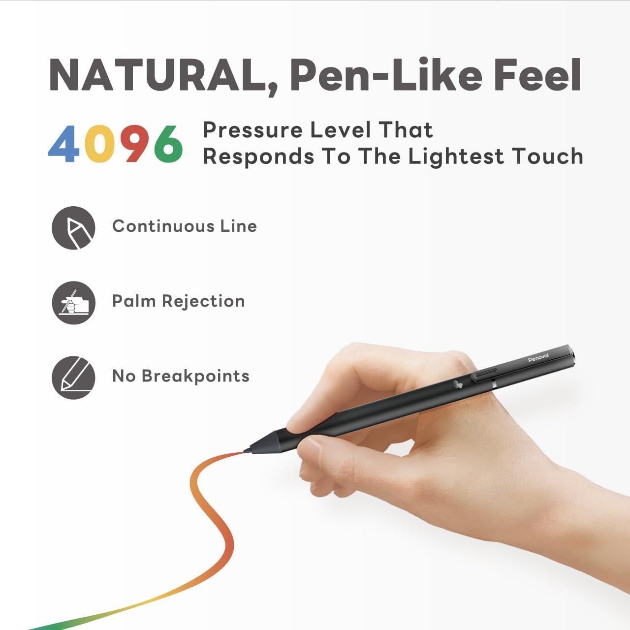 Pluma Stylus Penoval USI 2.0 Lite para Chromebook y Tablet