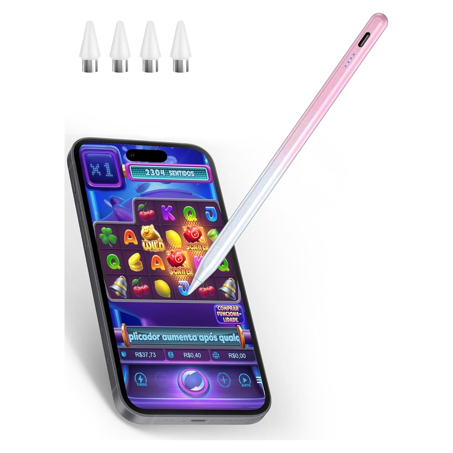 Bolígrafo Estilizador Aimery Rosa para Pantallas Táctiles