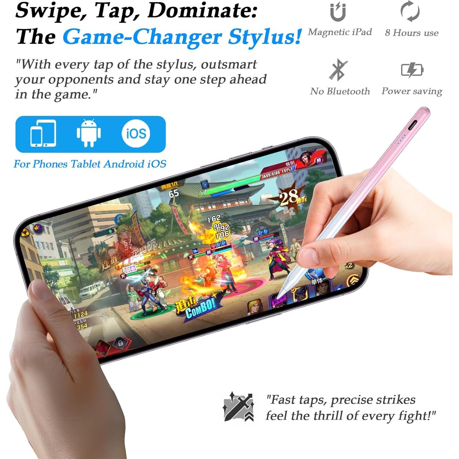 Bolígrafo Estilizador Aimery Rosa para Pantallas Táctiles