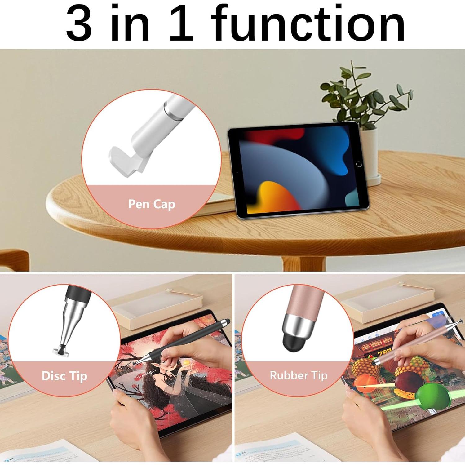 Bolígrafo Stylus 3 en 1 Lapocover para Pantallas Táctiles