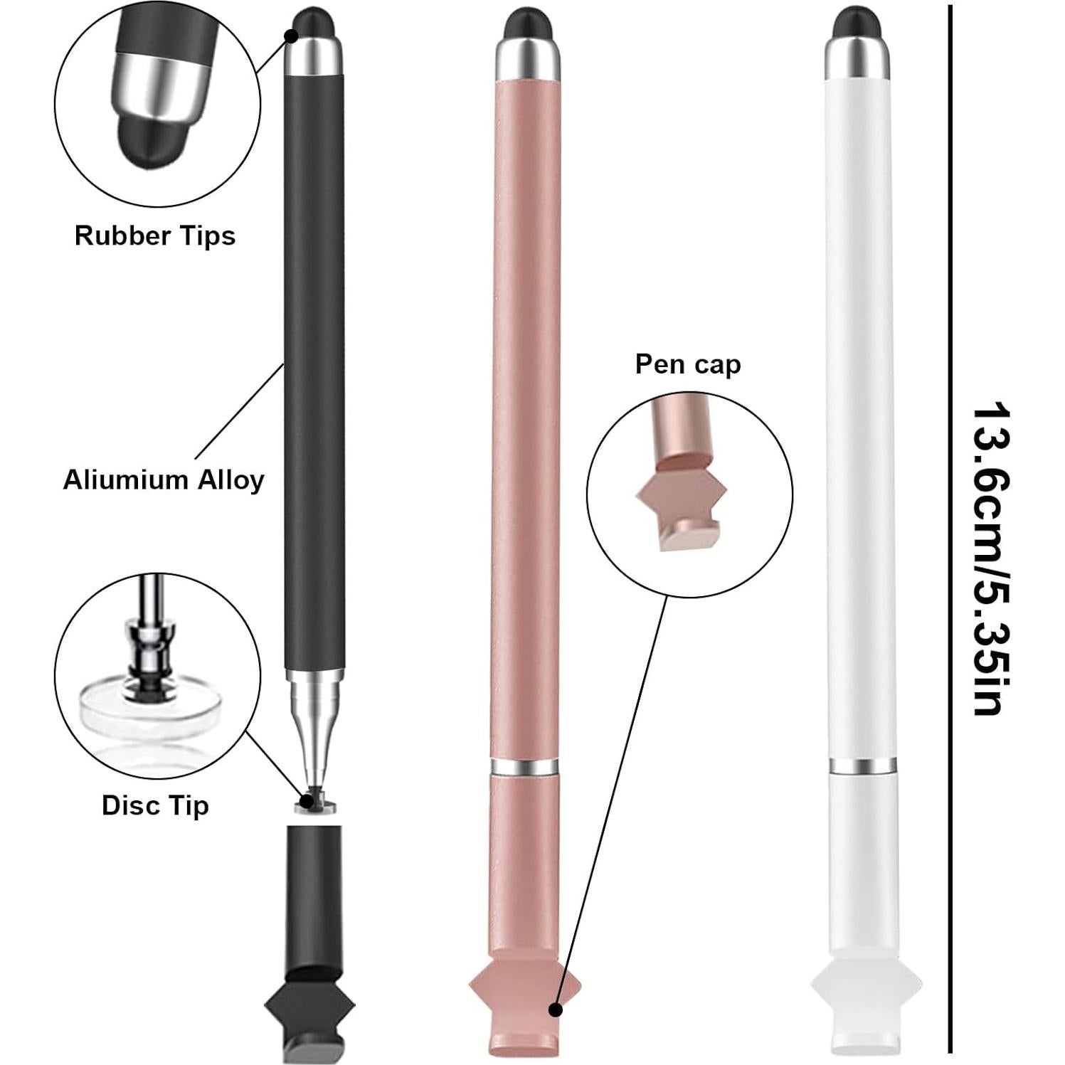 Bolígrafo Stylus 3 en 1 Lapocover para Pantallas Táctiles