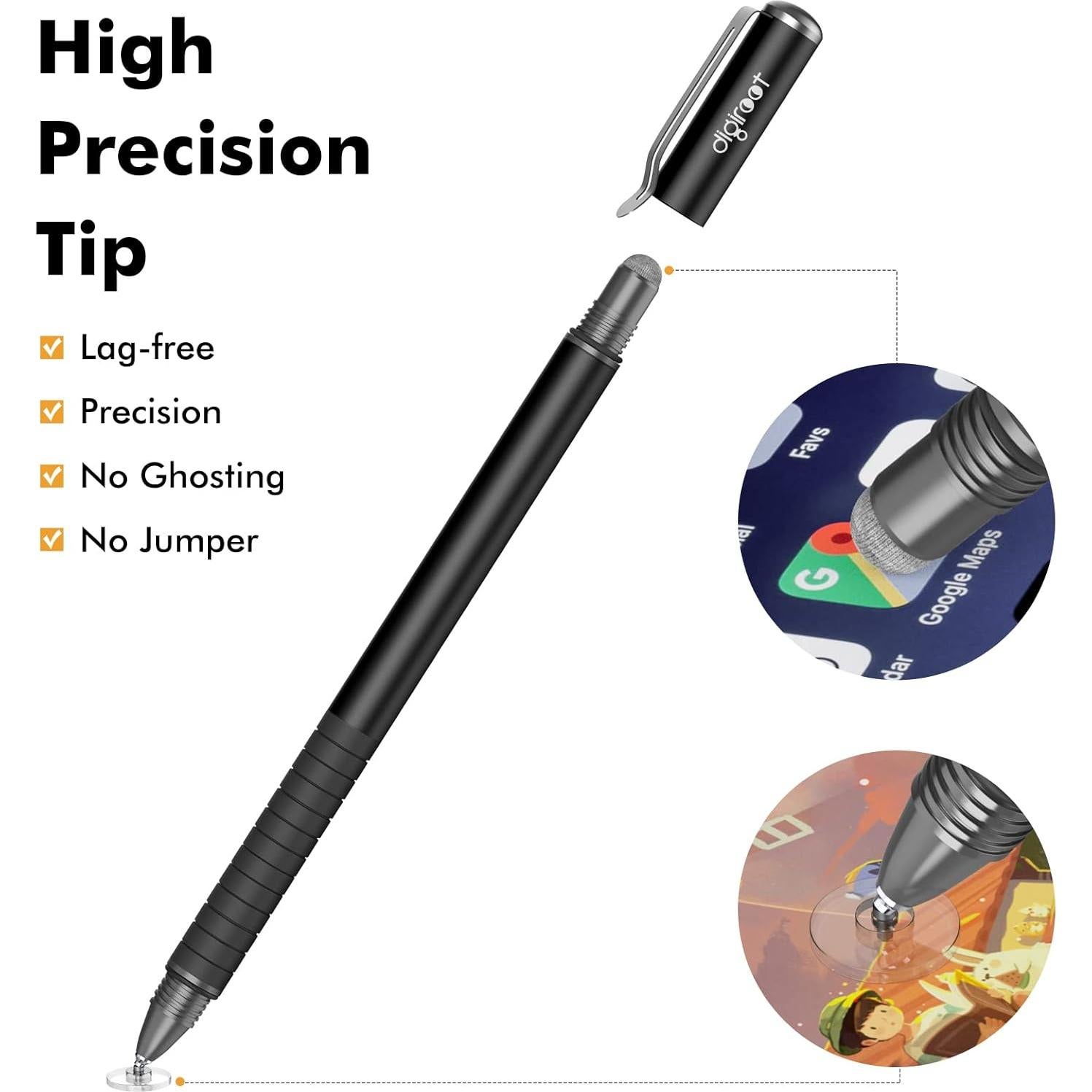 Estilógrafo Universal DIGIROOT 2-en-1 para Pantallas Táctiles