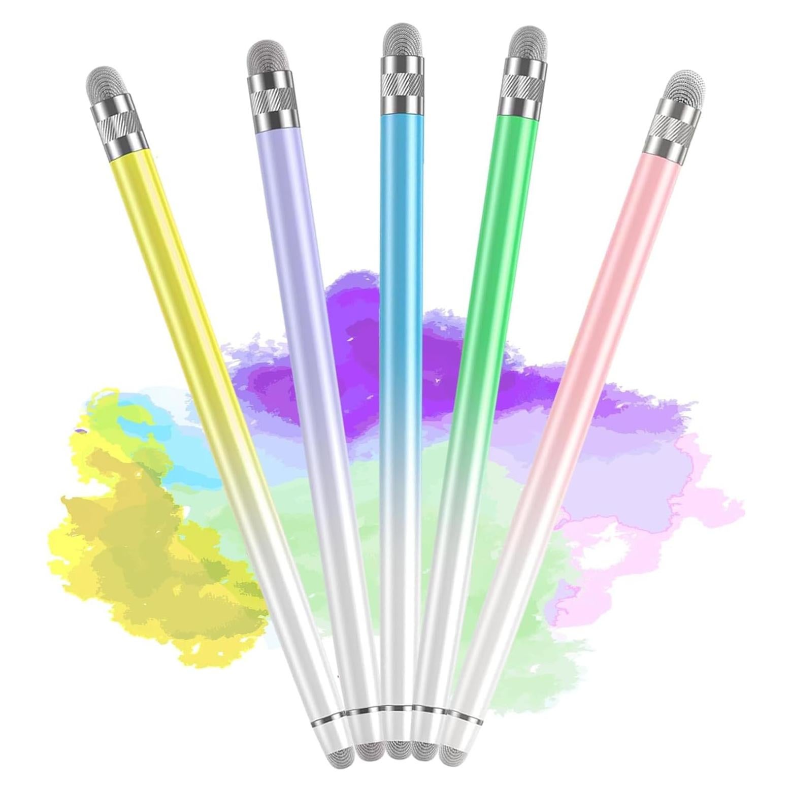Bolígrafos Stylus TCD para Pantalla Táctil - Paquete de 5 Colores