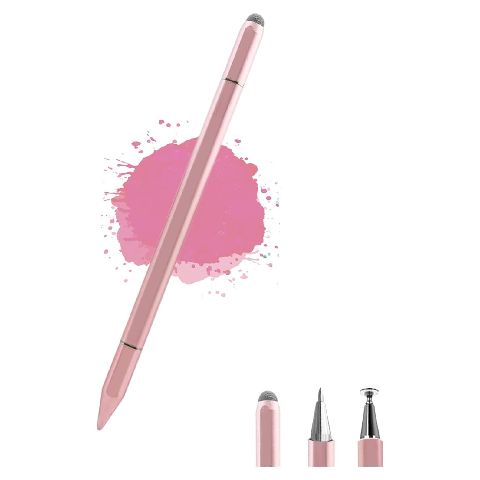 Bolígrafo Estilizador 3 en 1 Luntak Rosa para Pantallas Táctiles