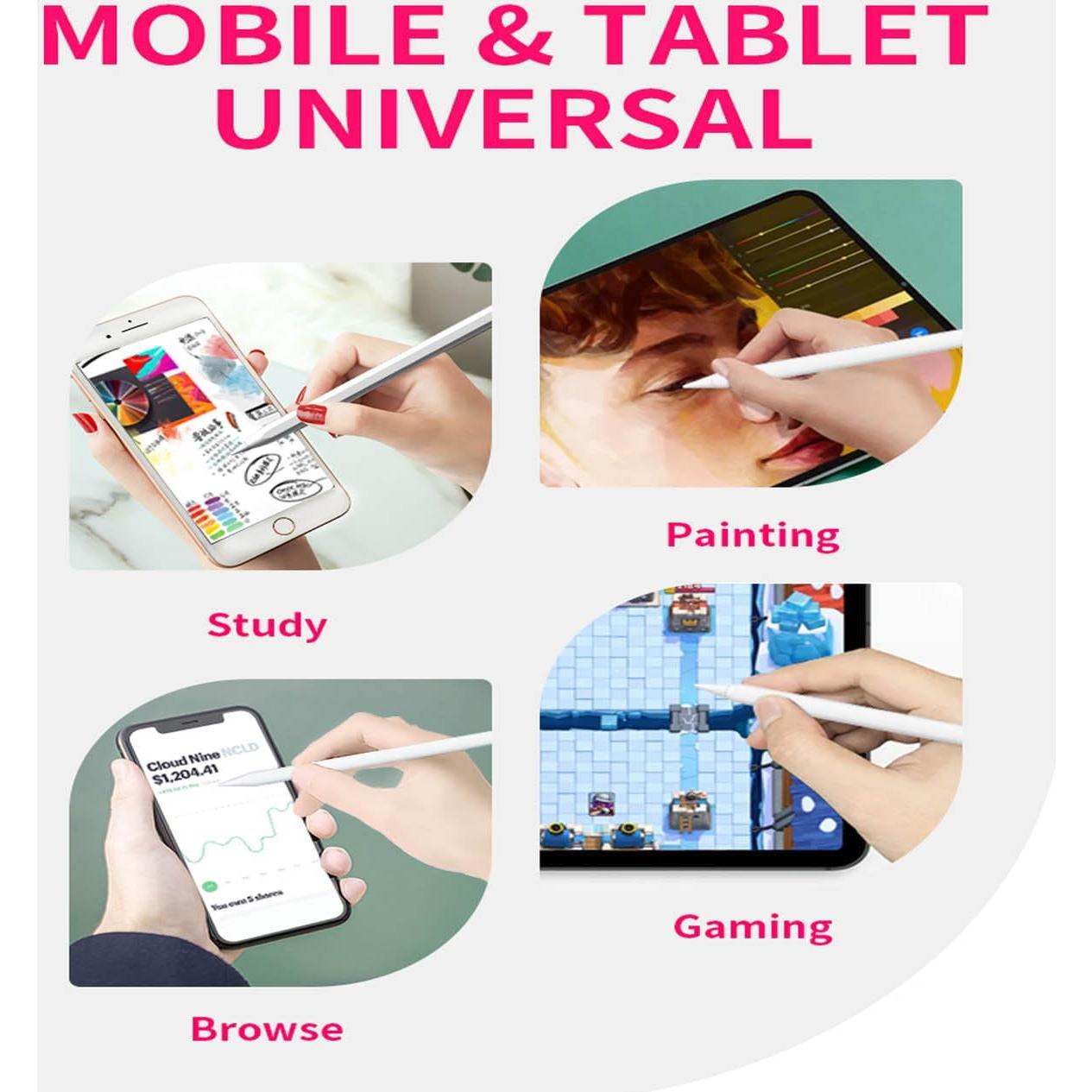 Lápiz Estilográfico Albomao Blanco para Pantallas Táctiles