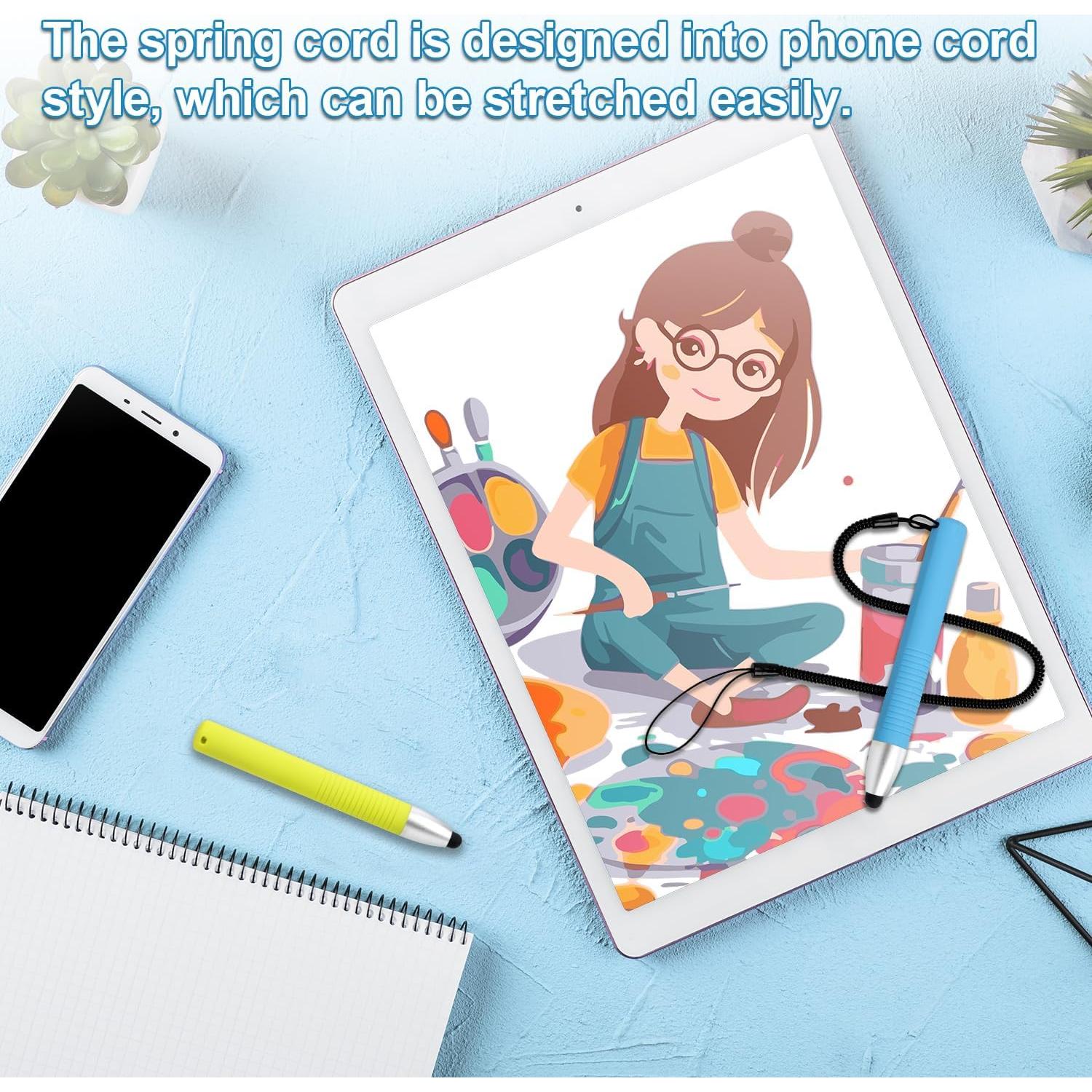 2 Lápices Estilográficos para Niños XIHIRCD con Cable de Resorte