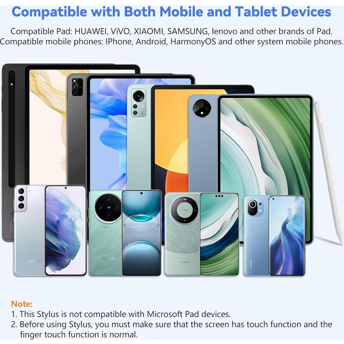 Lápiz Stylus Universal GGH para Pantalla Táctil - Blanco