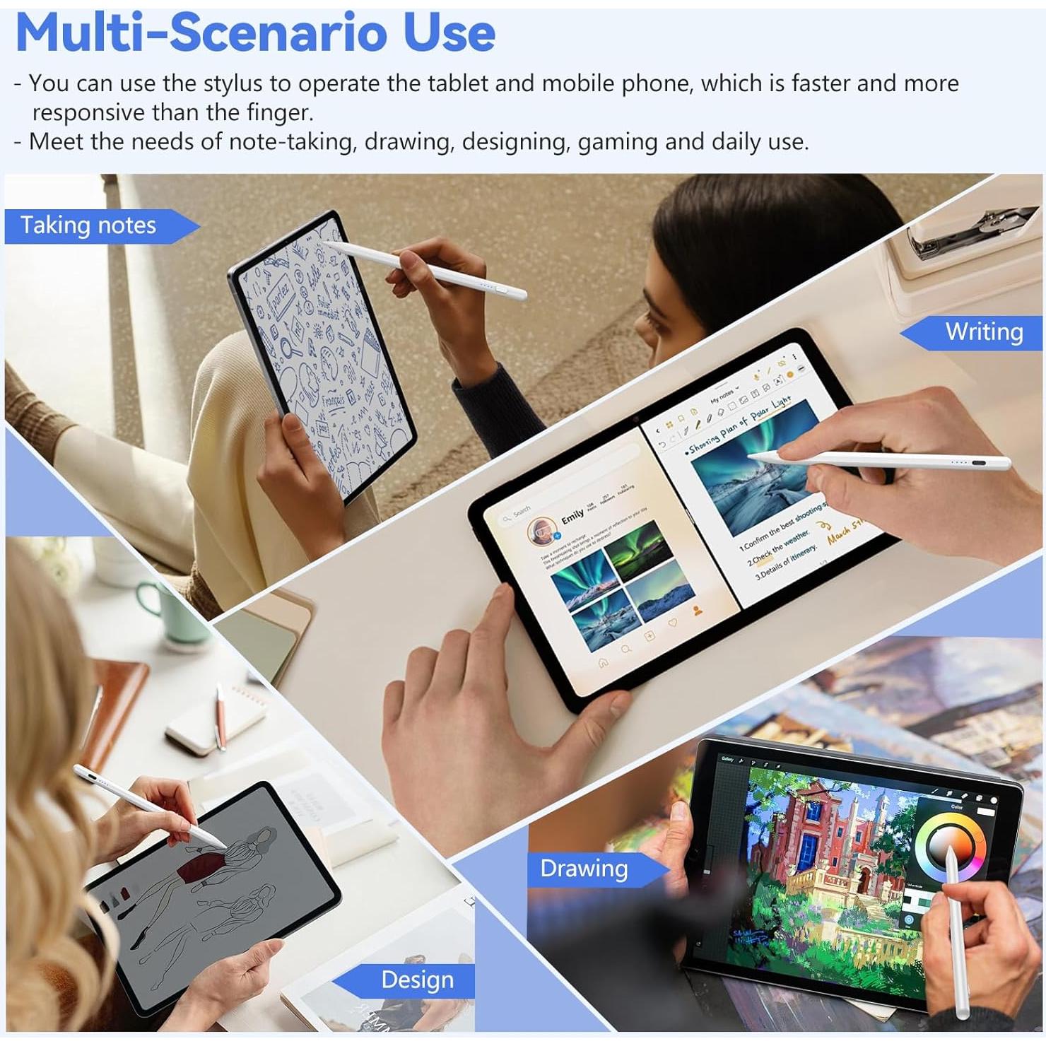 Lápiz Stylus Universal GGH para Pantalla Táctil - Blanco