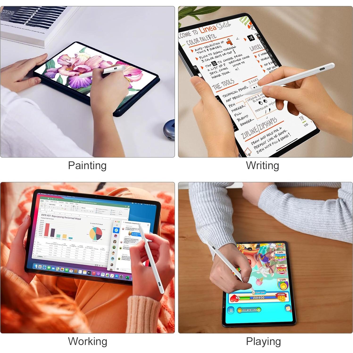 Lápiz Stylus BQSS Blanco para Tablets y Teléfonos Android/iOS