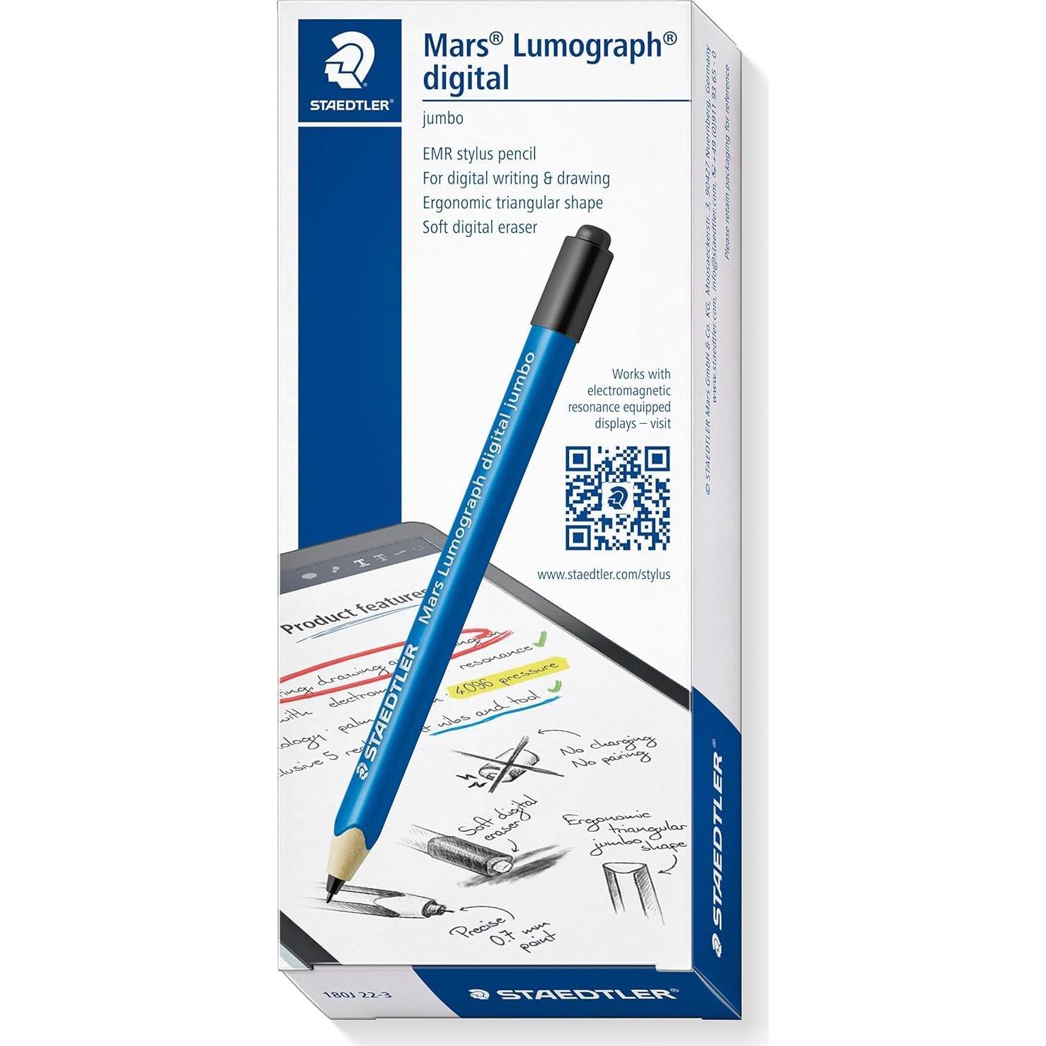 Lápiz Digital STAEDTLER Mars Lumograph Jumbo 4096 Niveles