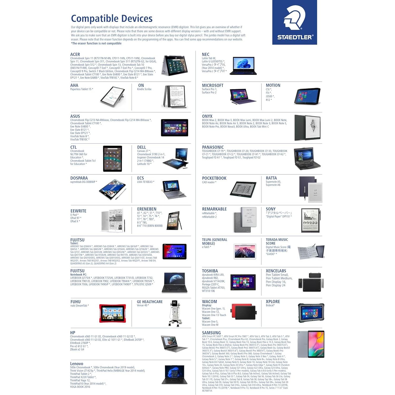 Lápiz Digital STAEDTLER Mars Lumograph Jumbo 4096 Niveles