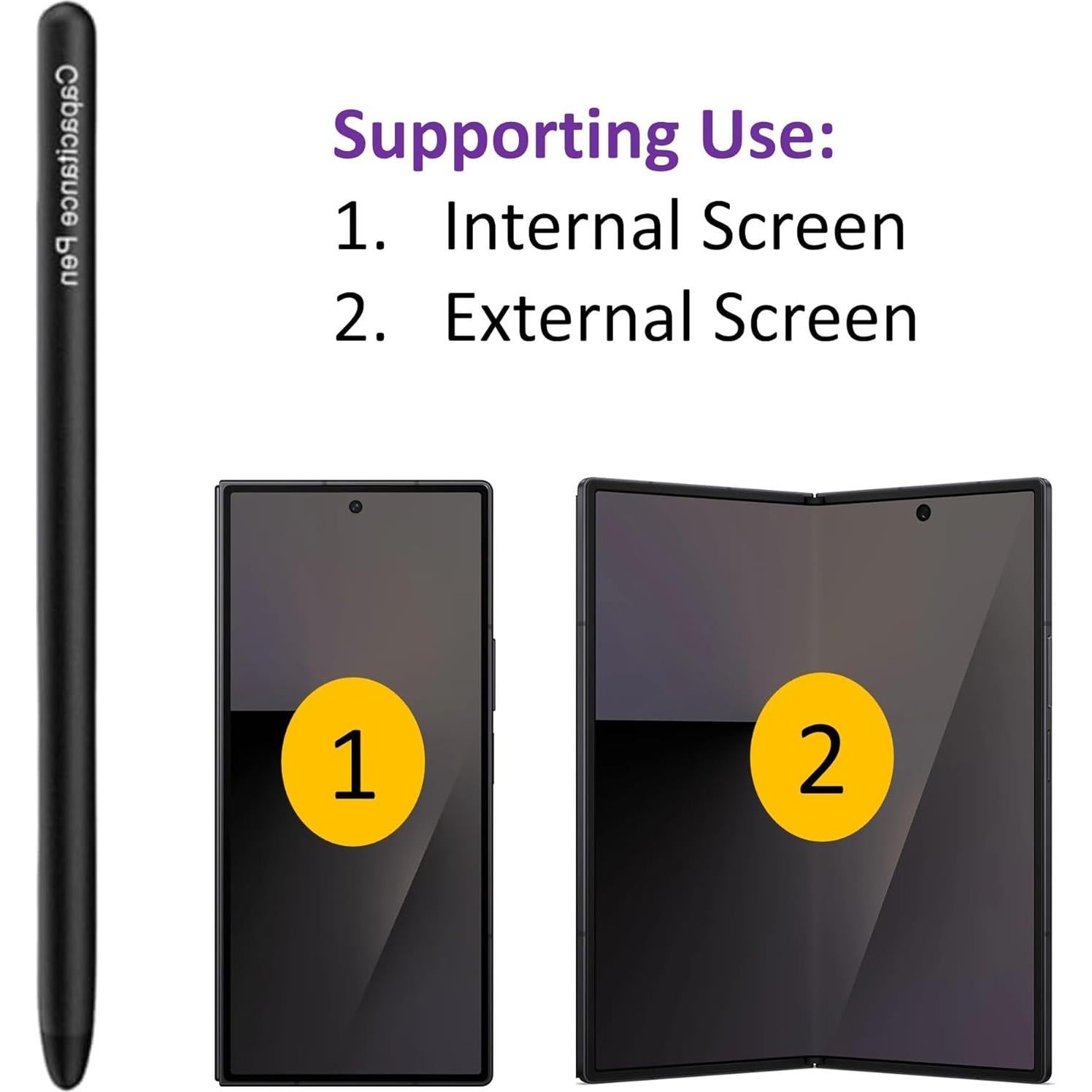 Lápiz óptico YJSK para Galaxy Z Fold 7 5G y tabletas táctiles