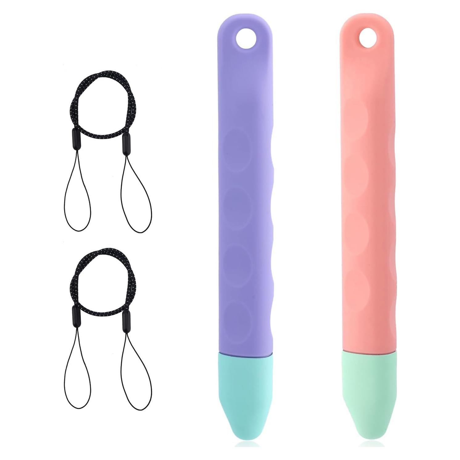 2 Lápices Estilográficos para Niños BOXOB Rosa y Púrpura