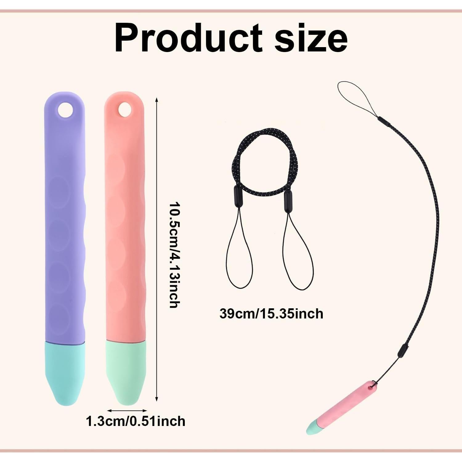 2 Lápices Estilográficos para Niños BOXOB Rosa y Púrpura