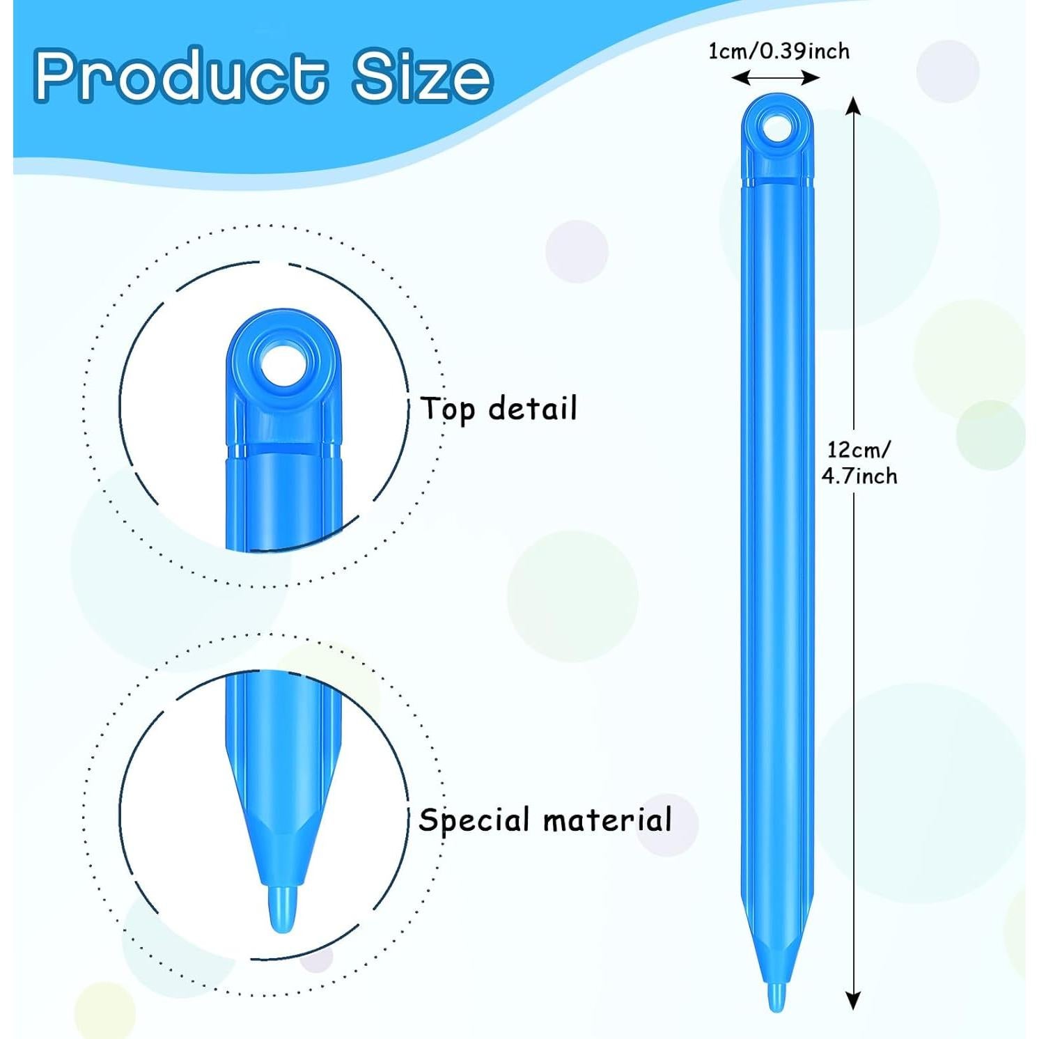 6 Lápices Estilográficos Reemplazo Chinco para Tableta LCD