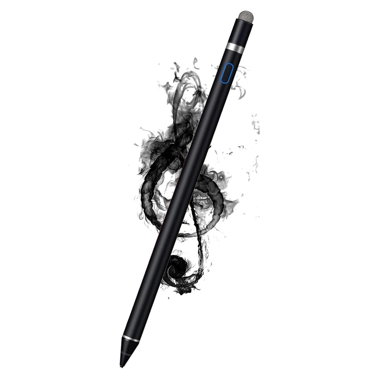 Lápiz Stylus Recargable CMARS para iPad y Tabletas - Negro