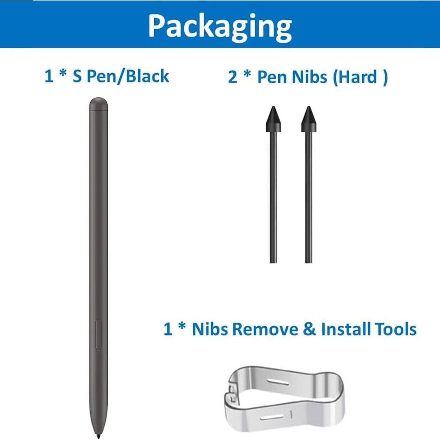 Reemplazo S Pen TYHJ para Samsung Galaxy Tab S9 FE Gris