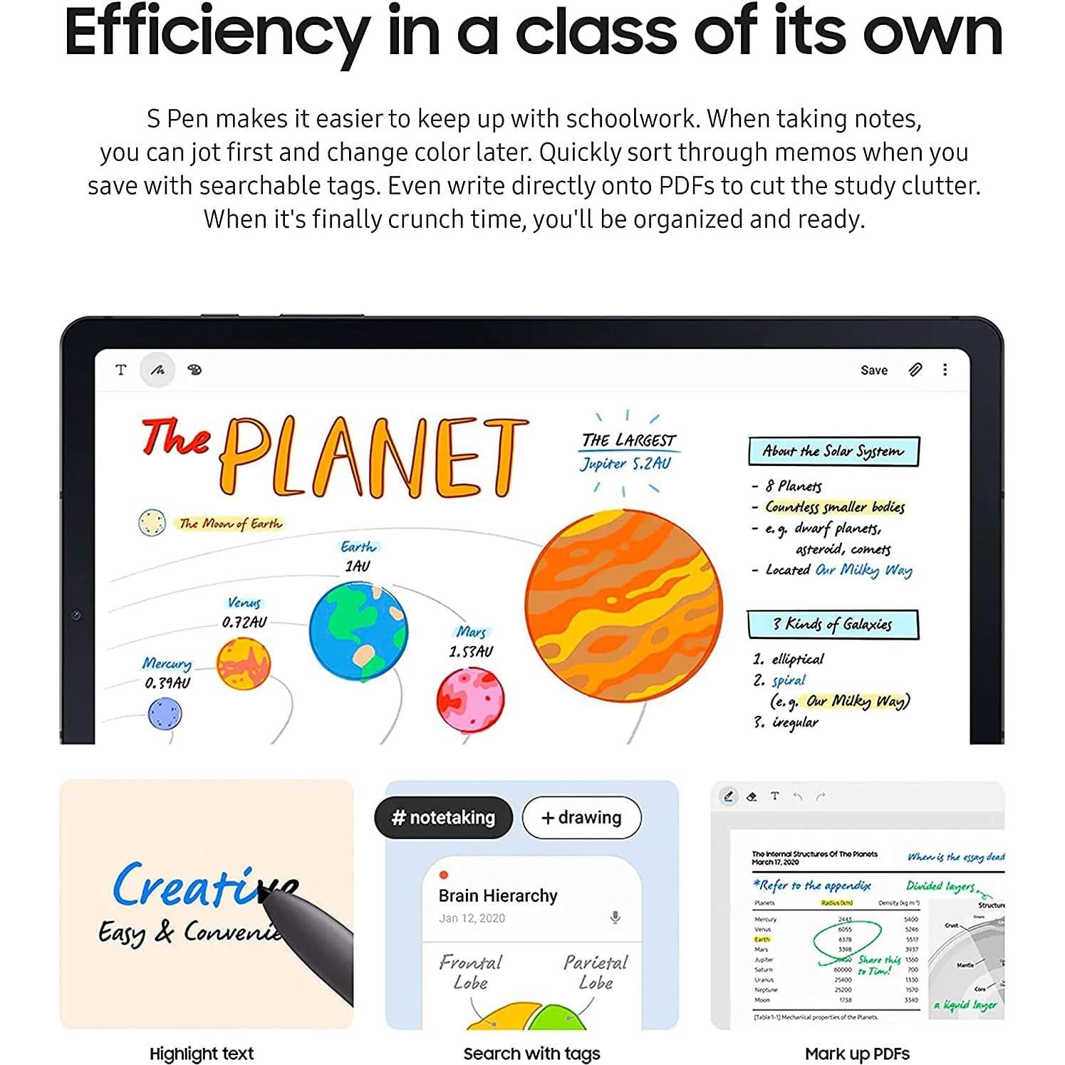 Lápiz óptico ULK para Samsung Galaxy Tab S6 Lite - 5 Puntas