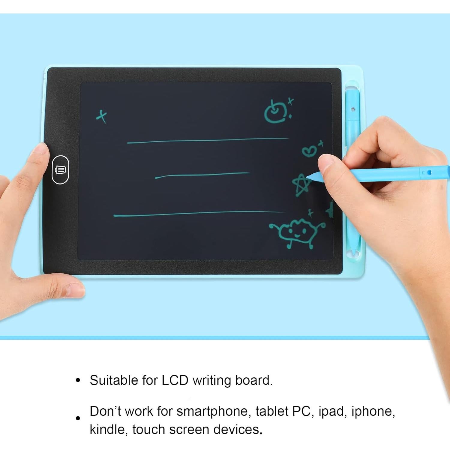 Bolígrafos de Reemplazo Flutesan para Tableta LCD 4 Pcs Azul