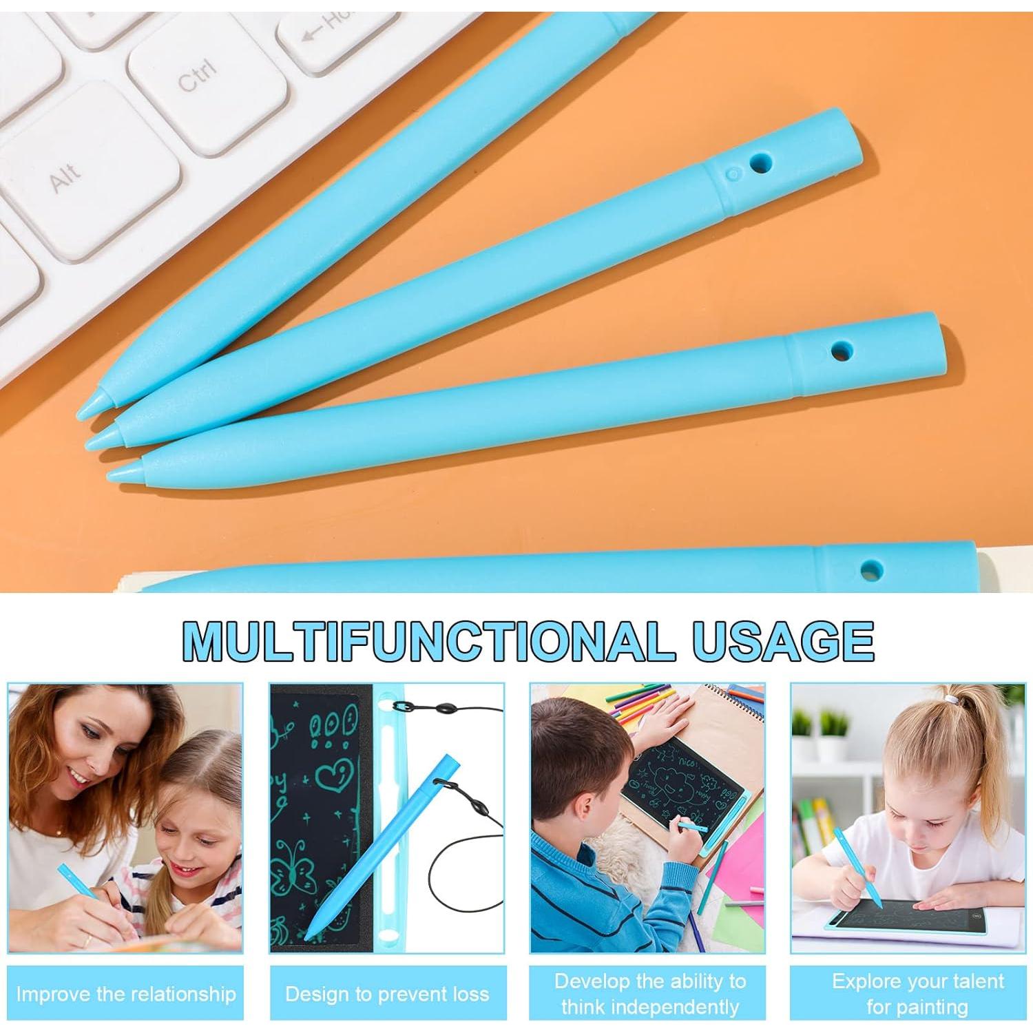 Bolígrafos de Reemplazo Flutesan para Tableta LCD 4 Pcs Azul