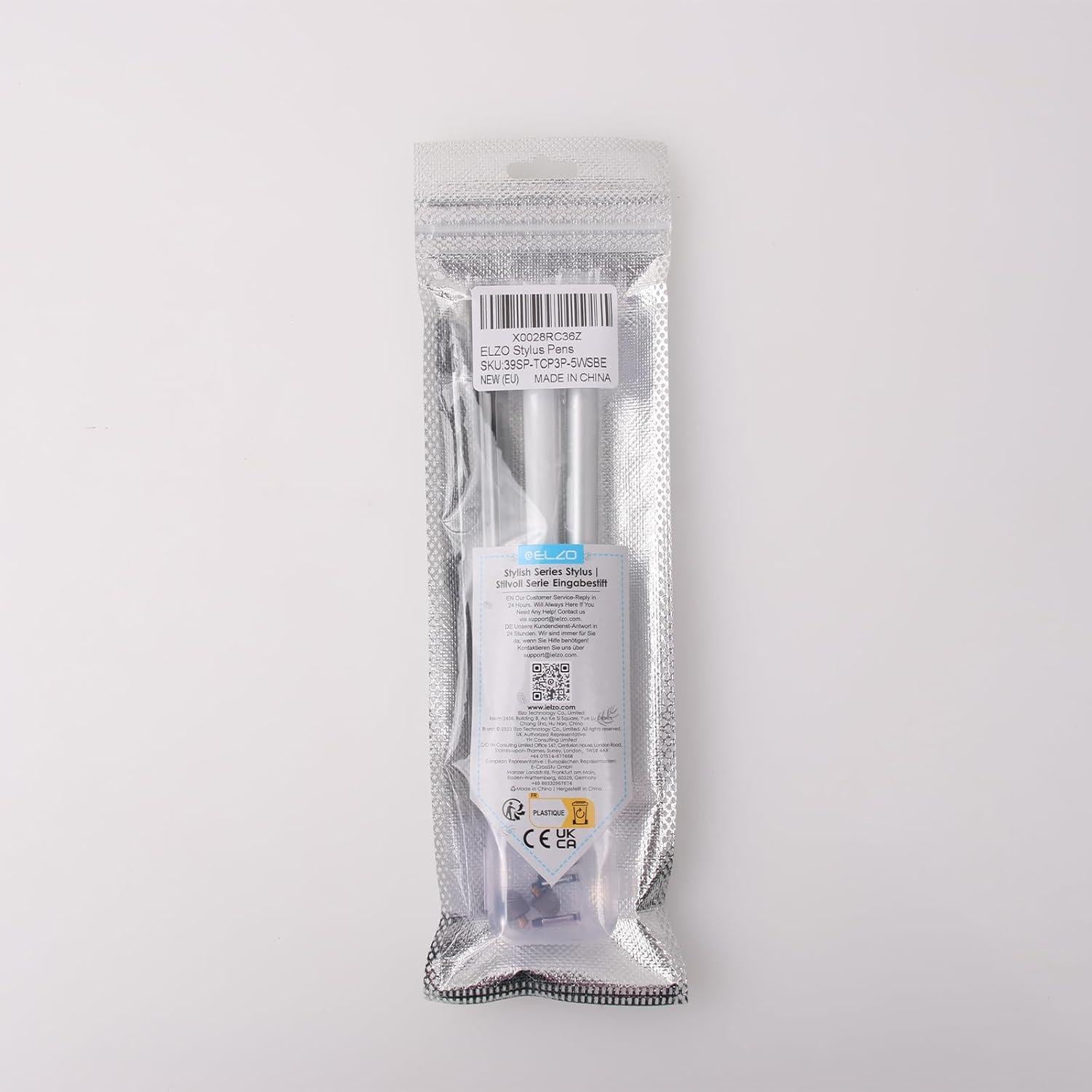 Pluma Stylus ELZO 2 en 1 Alta Sensibilidad con 6 Puntas