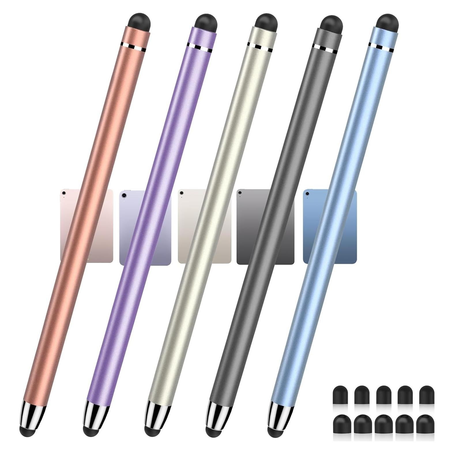 Bolígrafos Stylus 2-en-1 Accokids para Pantallas Táctiles - 5 Pcs