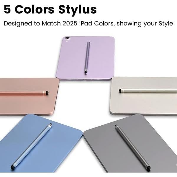 Bolígrafos Stylus 2-en-1 Accokids para Pantallas Táctiles - 5 Pcs