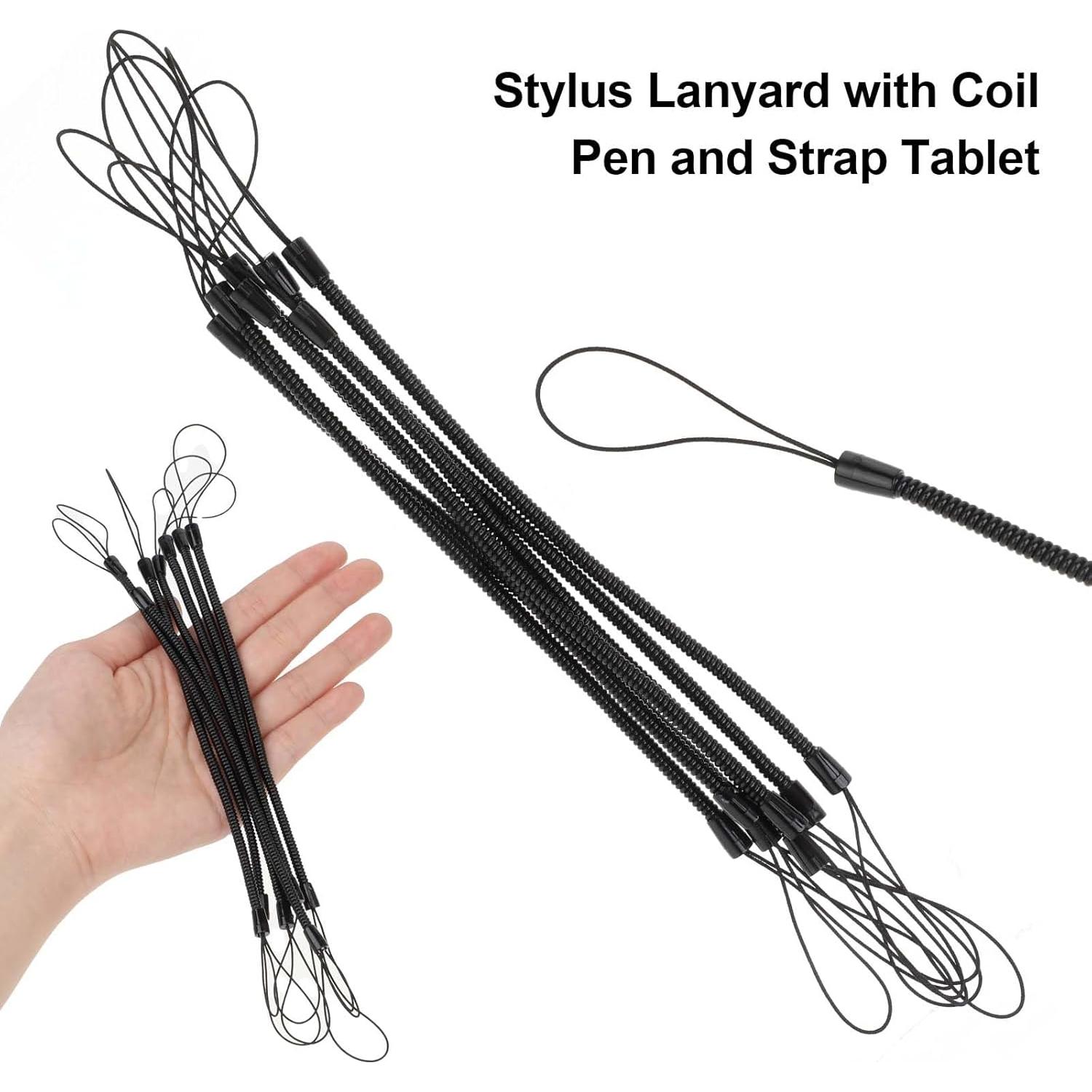 8 Cuerdas Elásticas Retráctiles de Plástico para Lápices Táctiles