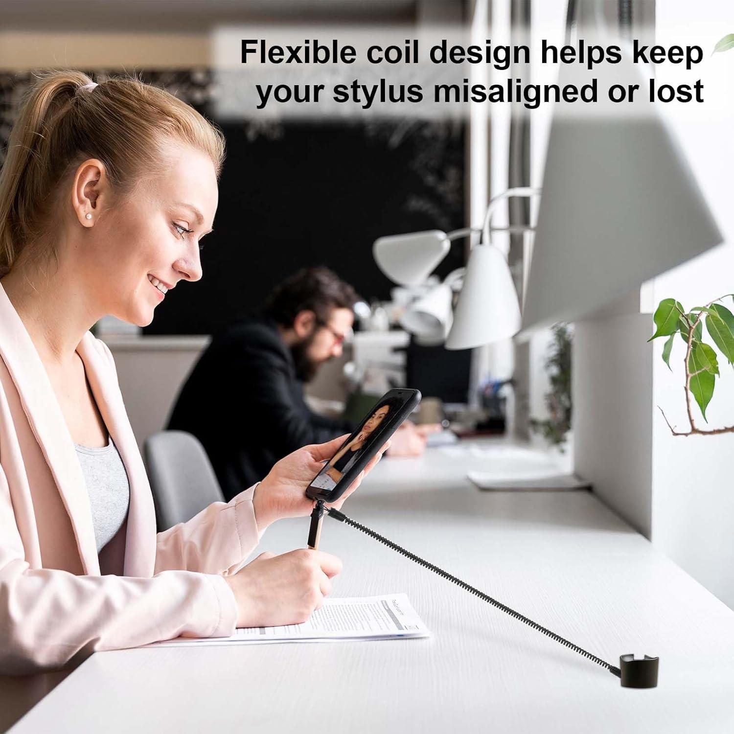 8 Cuerdas Elásticas Retráctiles de Plástico para Lápices Táctiles