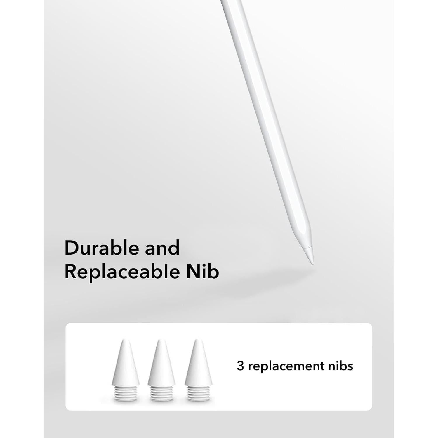 Lápiz Stylus para iPad EcoPestuGo, Carga Rápida, Rechazo de Palma