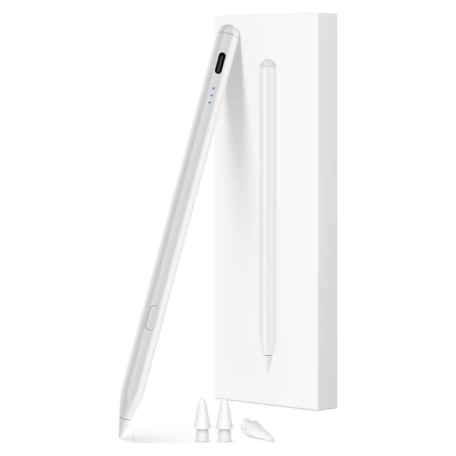 Lápiz Stylus KEPPRO para iPad 2018-2025, Carga Rápida USB-C