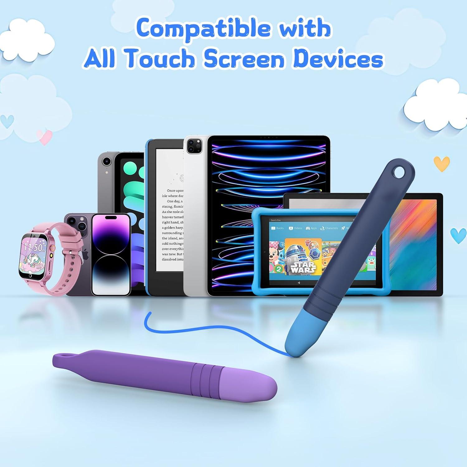 Lápiz Estilográfico MoKo para Niños 2Pack Azul y Morado