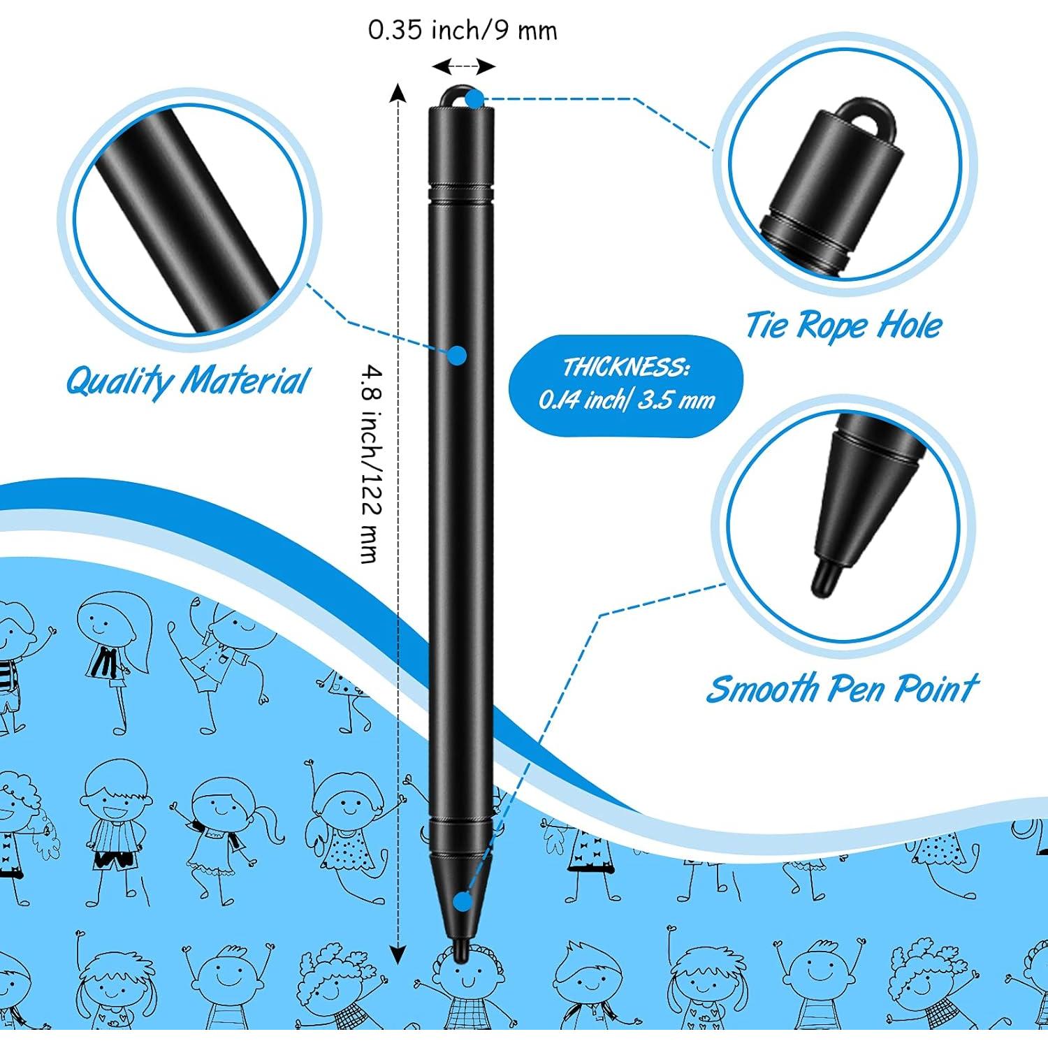 24 Bolígrafos Estilográficos Reemplazo Flutesan para Tableros LCD