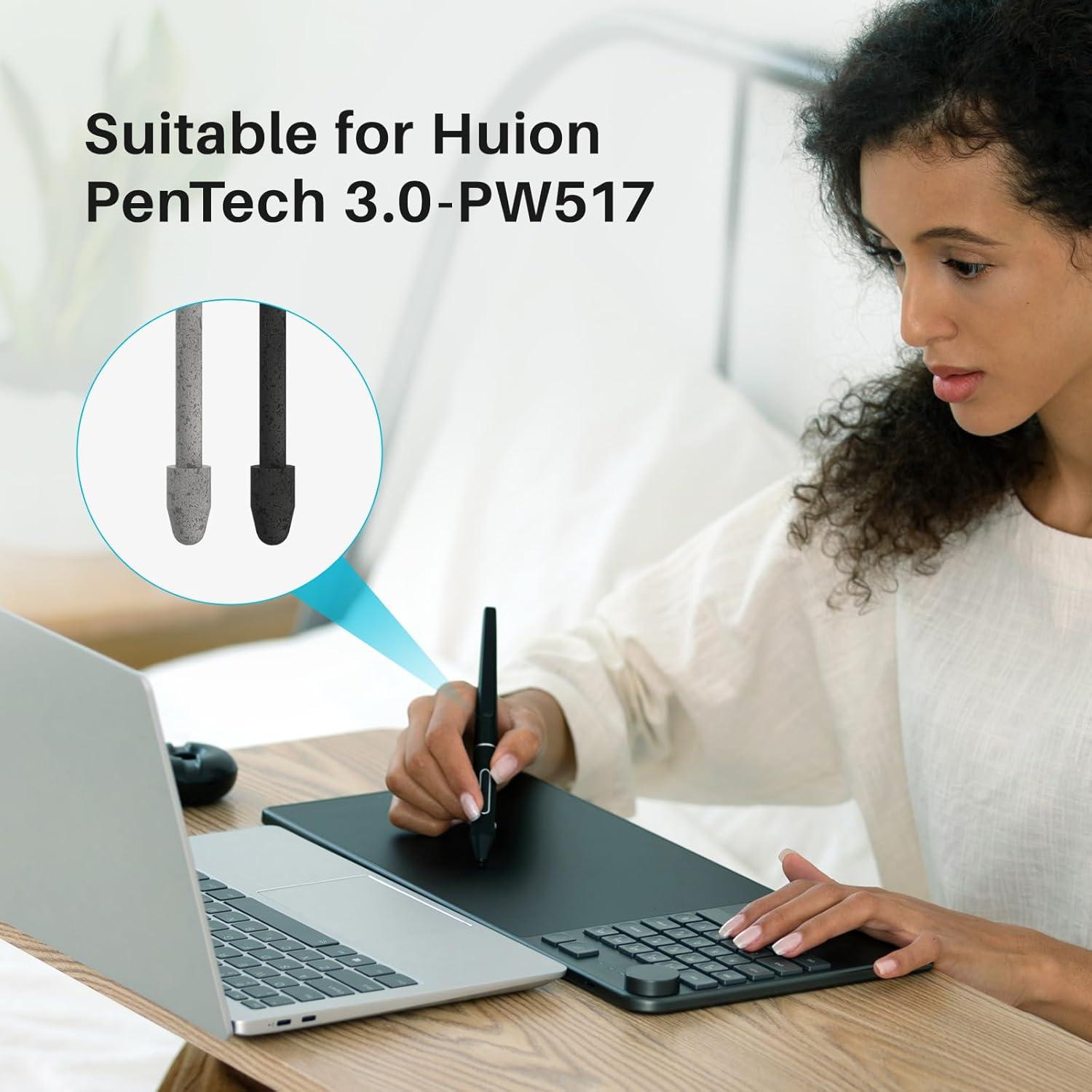 Puntas de Fieltro Huion PN05F para Estilógrafo PW517 - 10 Unidades