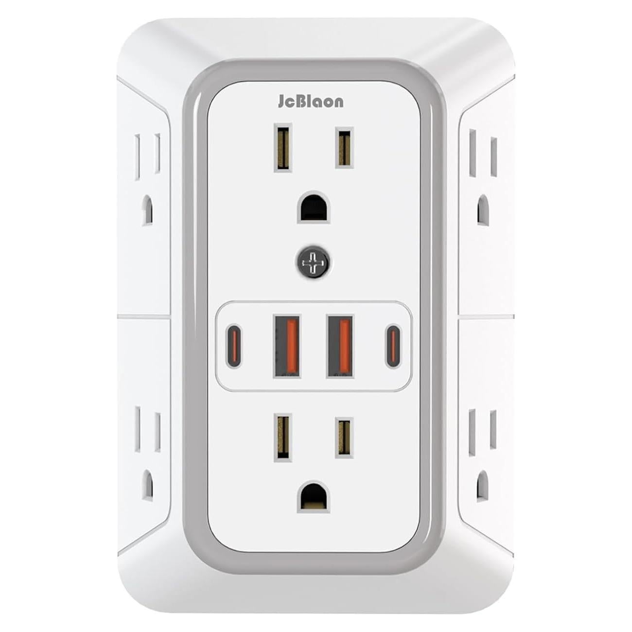 Extensor de Enchufe 6 Salidas con 4 Puertos USB ZHONGSHAN